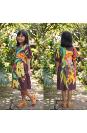 Hand Painted Rayon Kids Dress